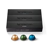 Nespresso Capsules Vertuoline, Coffee Roast Medium และ Dark, Variety Pack, Stormio, Odacio, Melozio, 30 Count, Brews 7.77 Fl Oz (แพ็ค 3)