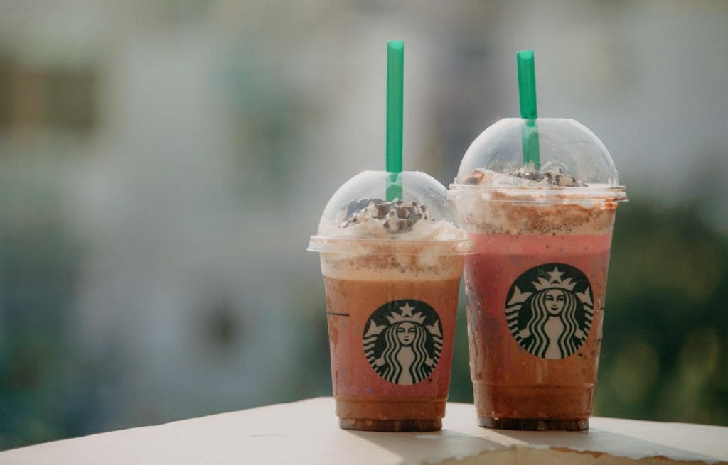 What are the ingredients in a Starbucks Frappuccino?