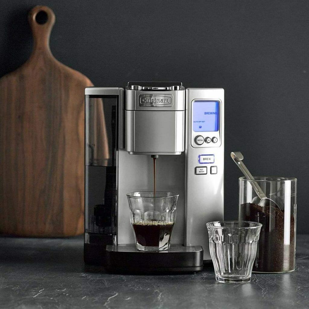 How do I use the clean cycle on my Cuisinart coffee maker?