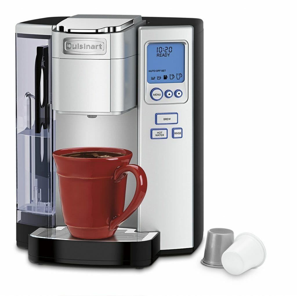 How do you clean a Cuisinart single serve coffee maker?
