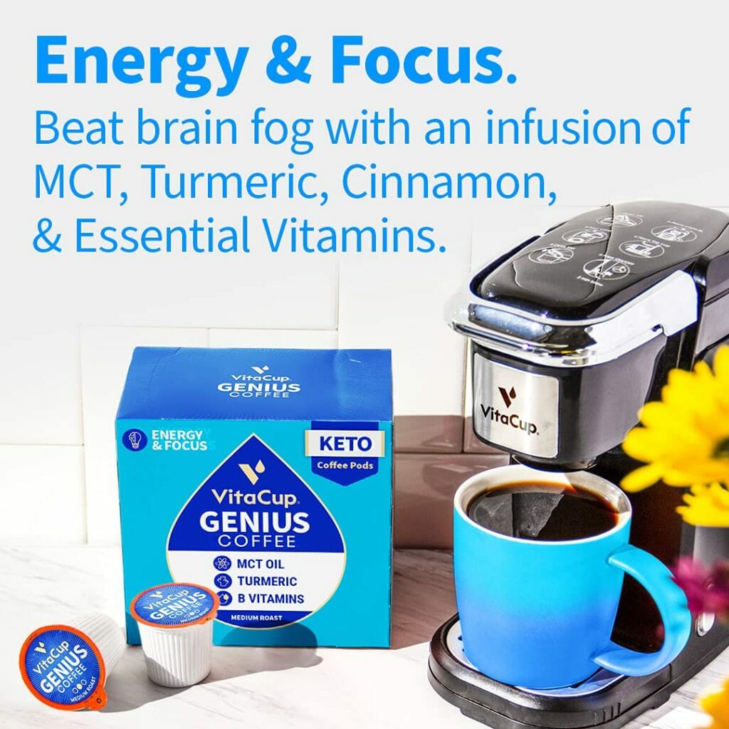 Does VitaCup genius coffee have caffeine?