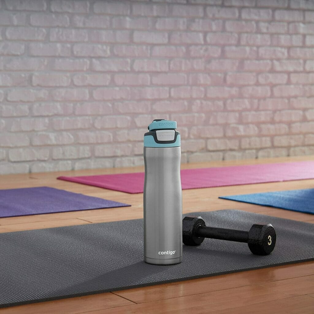 What are Contigo water bottles made of?