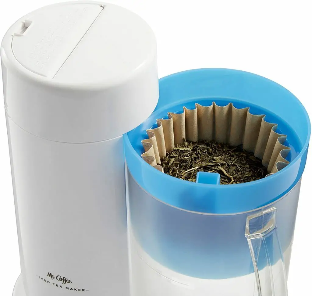 How much water do you put in a Mr Coffee Iced Tea Maker?
